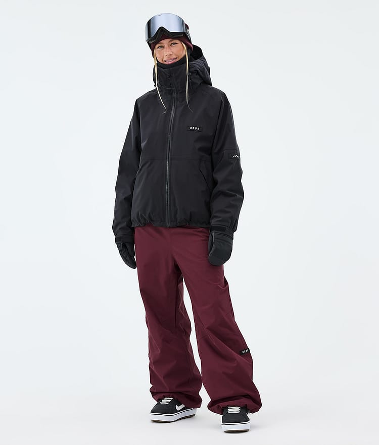 Dope Big W Snowboardbyxa Dam Burgundy, Image 2 of 5