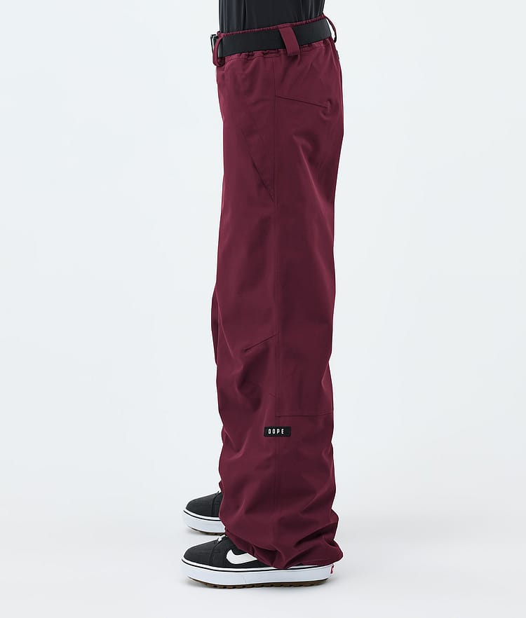 Dope Big W Snowboardbyxa Dam Burgundy, Image 3 of 5