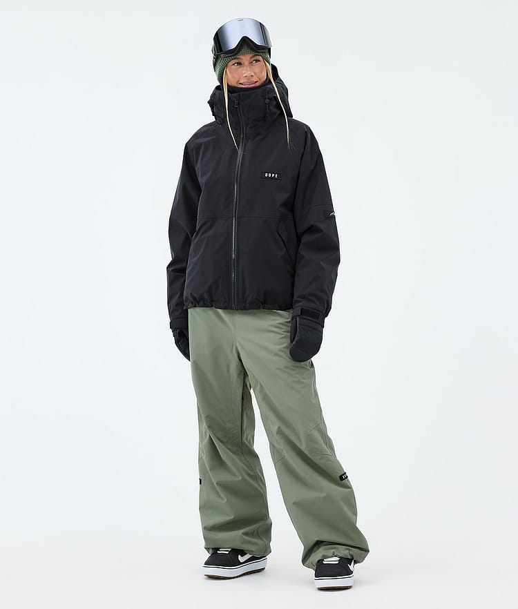 Dope Big W Snowboardbyxa Dam Moss Green, Bild 2 av 5