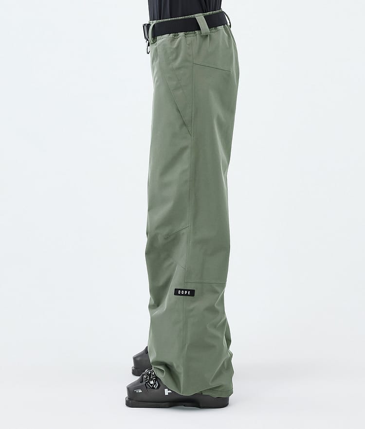 Dope Big W Skidbyxa Dam Moss Green, Bild 3 av 5