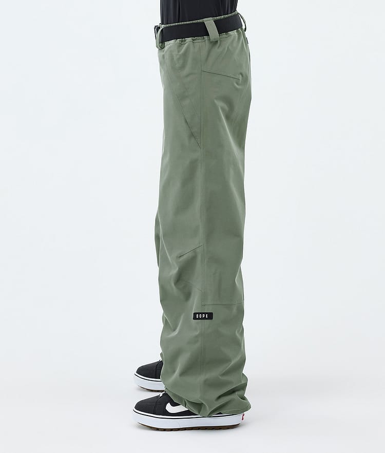 Dope Big W Snowboardbyxa Dam Moss Green, Bild 3 av 5