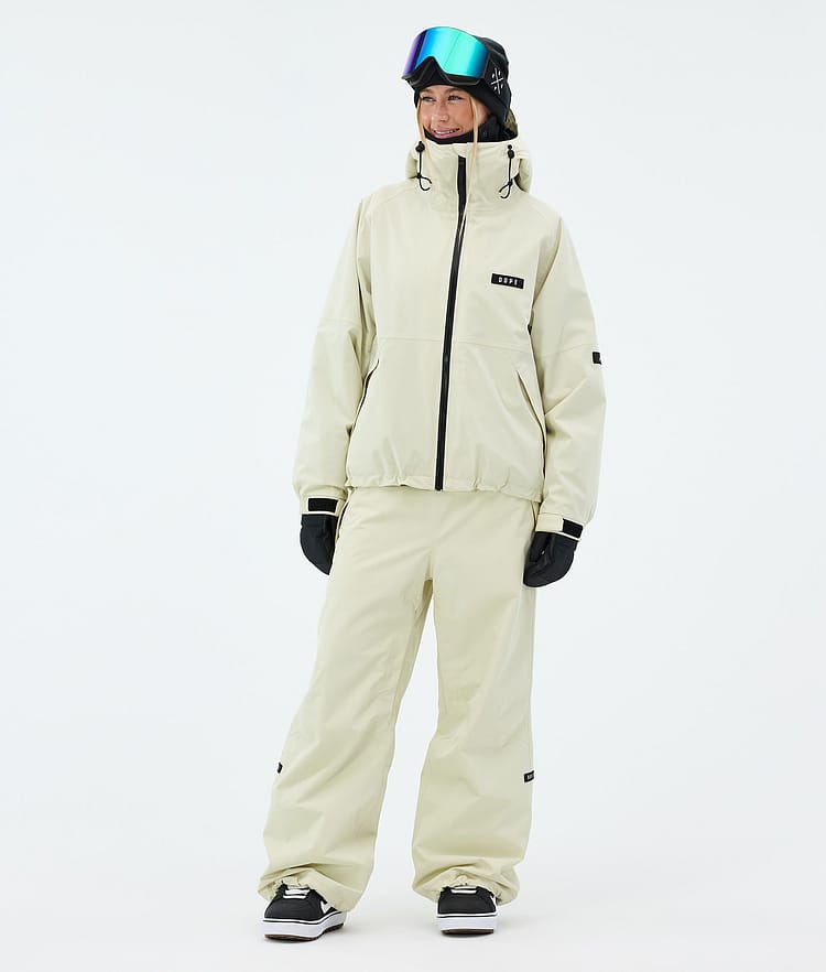 Dope Big W Snowboardbyxa Dam Dirty White, Bild 2 av 5
