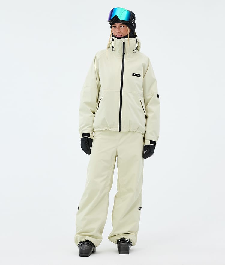 Dope Big W Skidbyxa Dam Dirty White, Bild 2 av 5