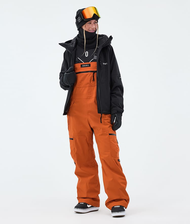 Dope Vertex W Snowboardbyxa Dam Burned Orange, Image 2 of 7