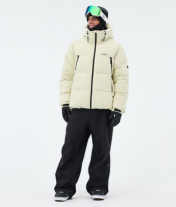Dope Puffer Snowboardoutfit Dirty White/Black