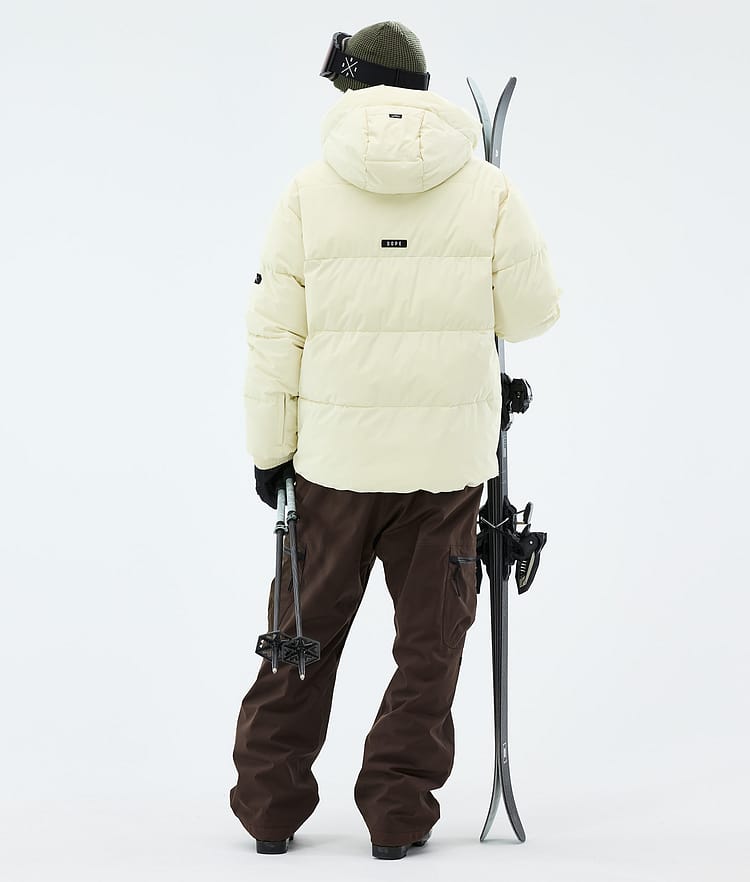 Dope Puffer Skidoutfit Herr Dirty White/Dark Brown, Image 2 of 2