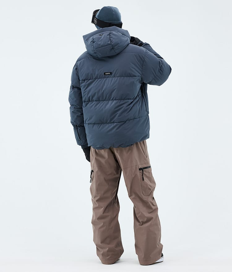 Dope Puffer Snowboardoutfit Herr Metal Blue/Walnut, Image 2 of 2