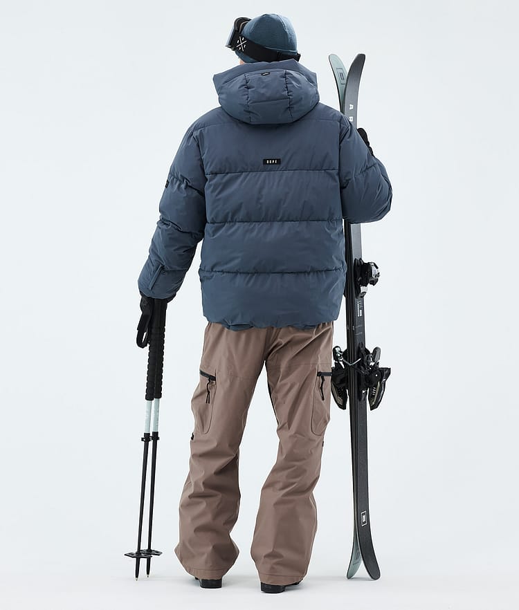 Dope Puffer Skidoutfit Herr Metal Blue/Walnut, Image 2 of 2
