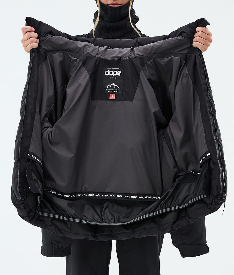 Dope Puffer W Snowboardjacka Dam Black, Image 8 of 8