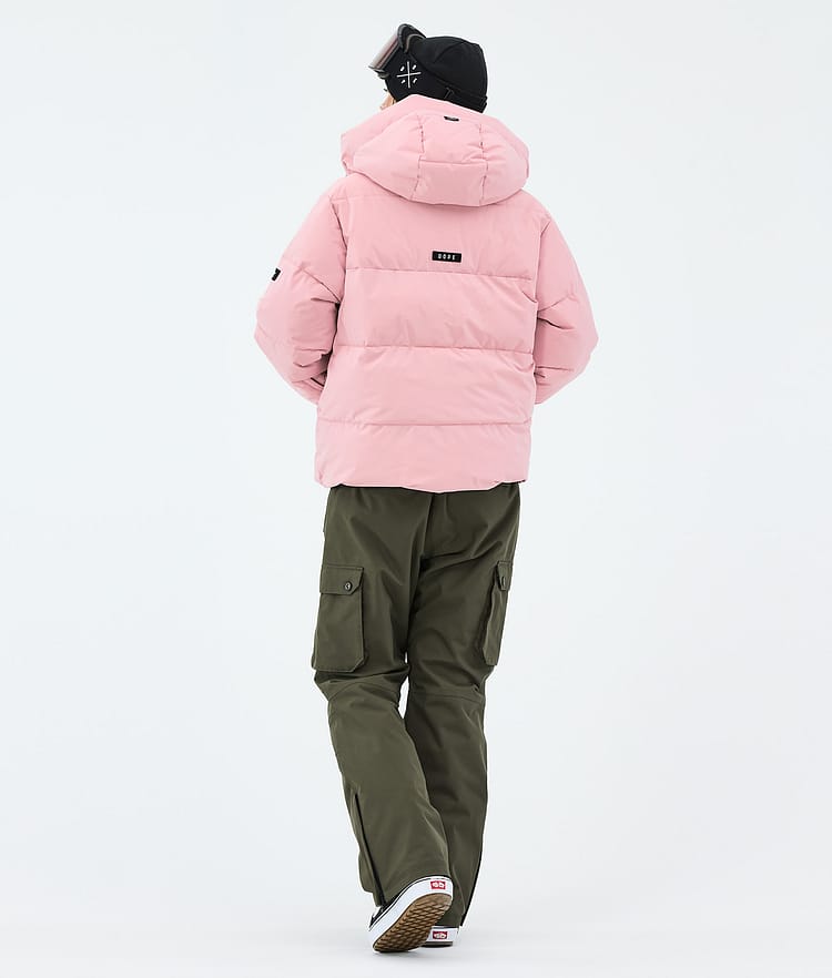 Dope Puffer W Snowboardoutfit Dam Soft Pink/Olive Green, Image 2 of 2