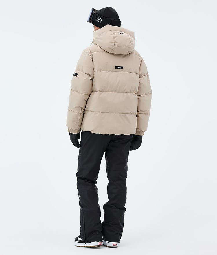Dope Puffer W Snowboardjacka Dam Sand, Image 3 of 8