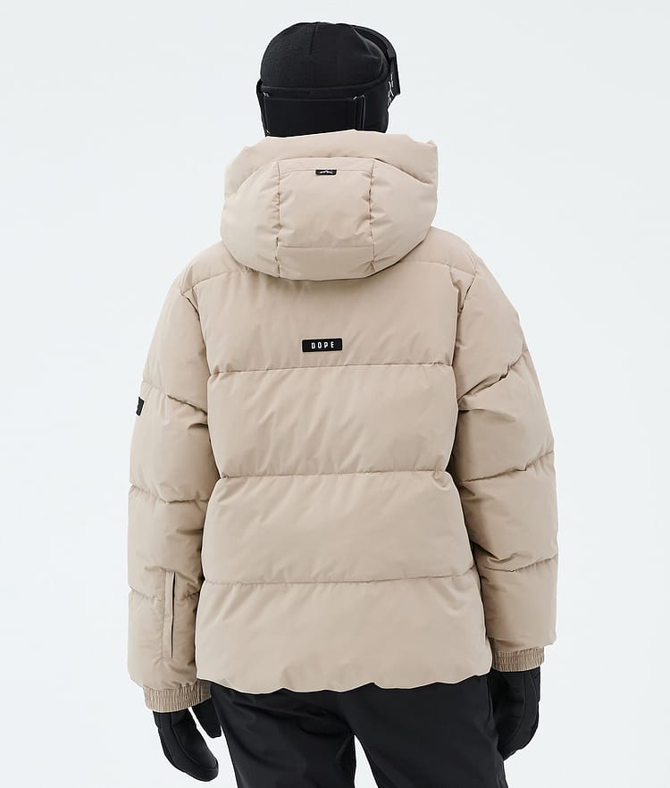 Dope Puffer W Snowboardjacka Dam Sand, Image 6 of 8