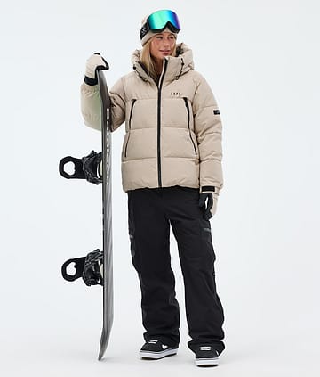 Dope Puffer W Snowboardoutfit Sand/Black