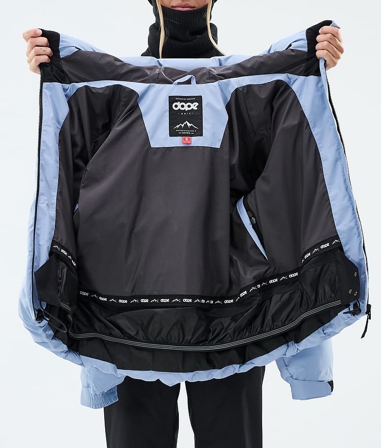 Dope Puffer W Snowboardjacka Dam Light Blue, Image 8 of 8