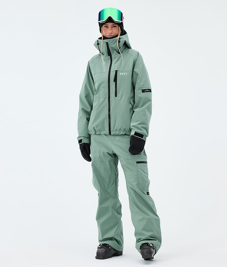 Dope Apex W Skidbyxa Dam Faded Green, Image 2 of 6