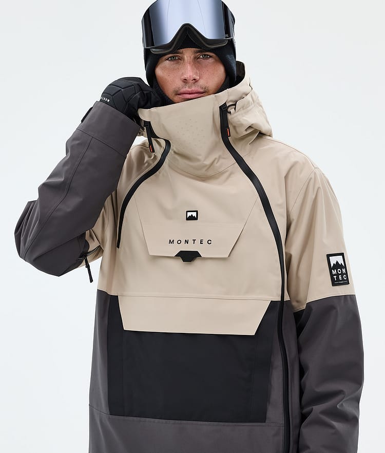 Montec Doom Snowboardjacka Herr Sand/Black/Phantom, Image 4 of 10