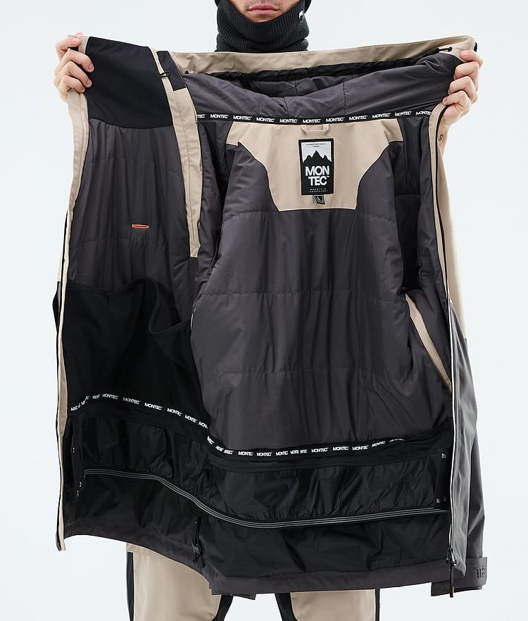 Montec Doom Snowboardjacka Herr Sand/Black/Phantom, Image 10 of 10