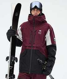 Montec Arch Skidjacka Herr Burgundy/Light Grey/Black