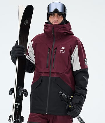 Montec Arch Skidjacka Burgundy/Light Grey/Black