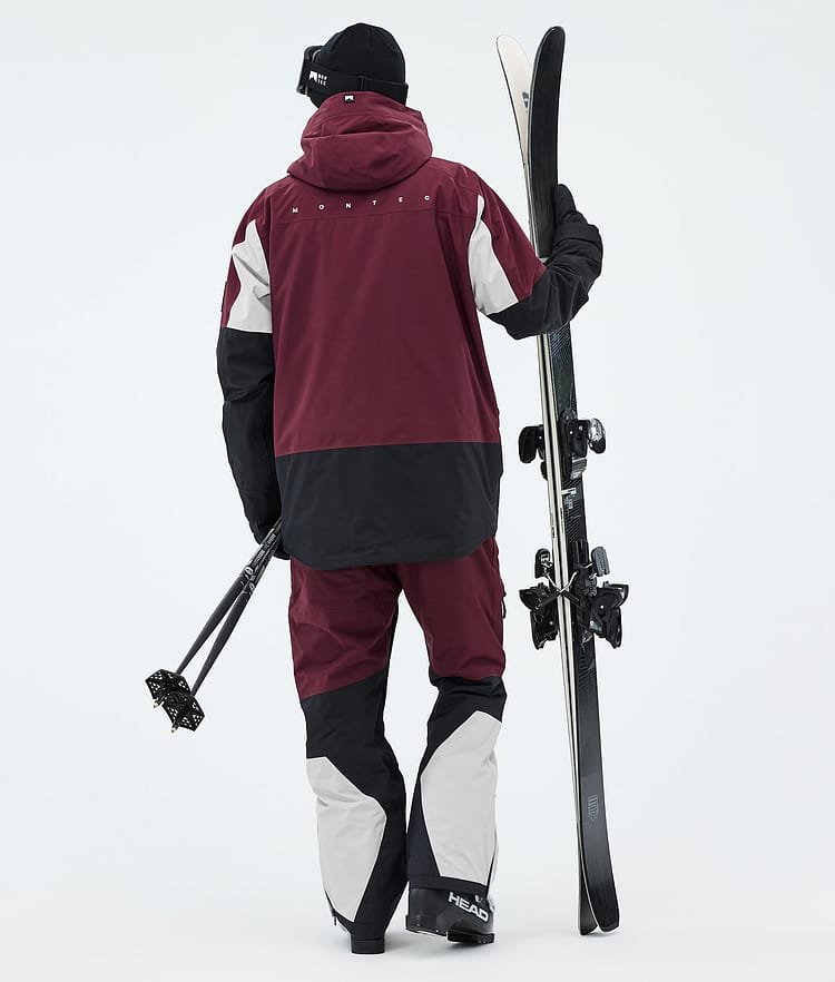 Montec Arch Skidjacka Herr Burgundy/Light Grey/Black, Image 3 of 9