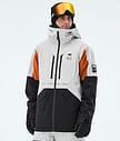 Montec Arch Skidjacka Herr Light Grey/Burned Orange/Black