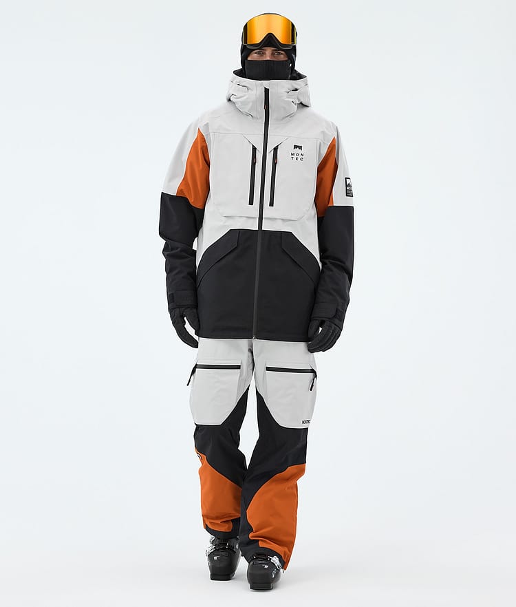 Montec Arch Skidjacka Herr Light Grey/Burned Orange/Black, Image 2 of 9