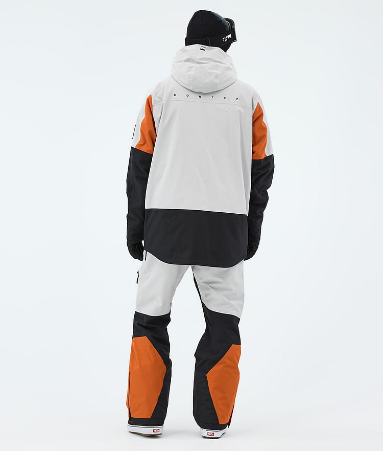 Montec Arch Snowboardjacka Herr Light Grey/Burned Orange/Black, Image 3 of 9