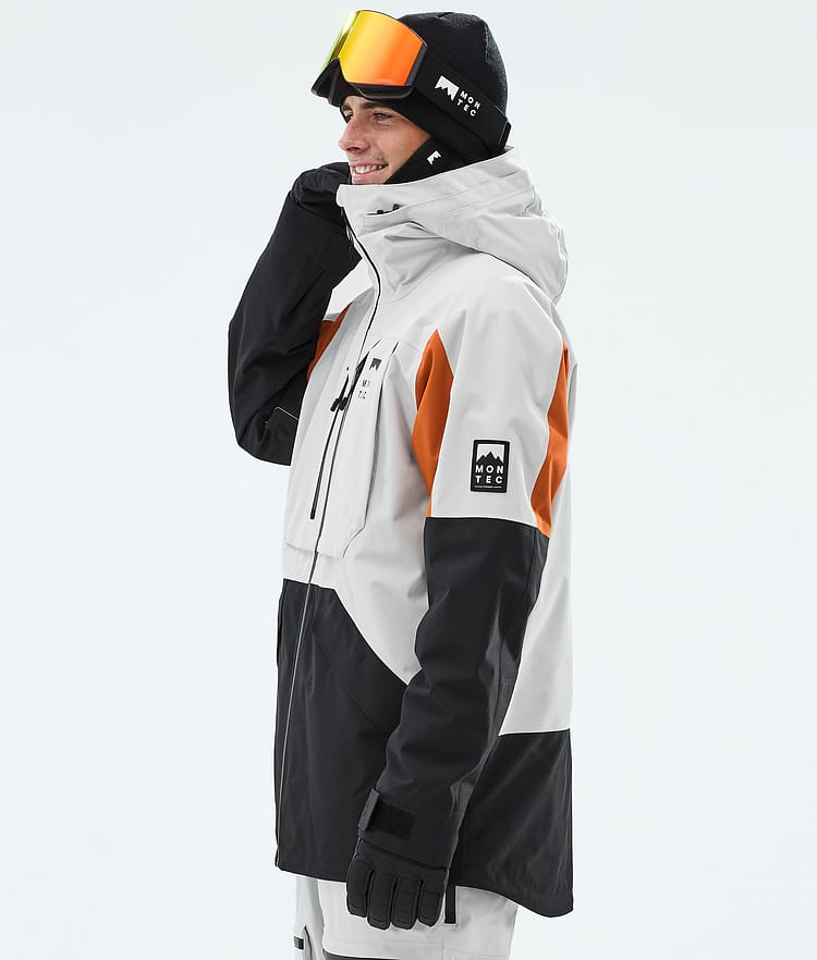 Montec Arch Skidjacka Herr Light Grey/Burned Orange/Black, Image 5 of 9