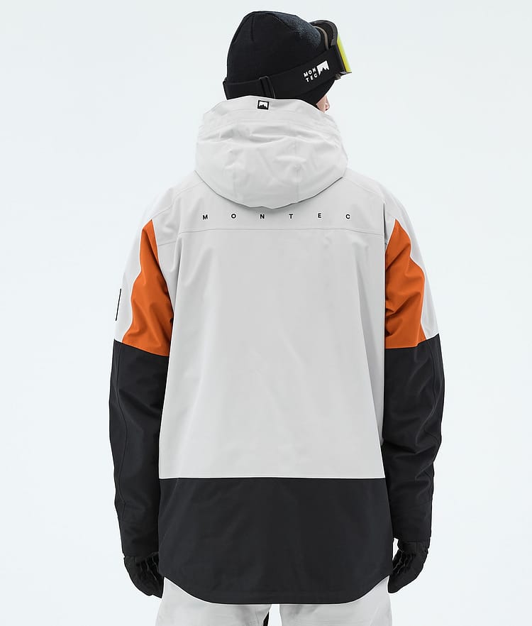 Montec Arch Snowboardjacka Herr Light Grey/Burned Orange/Black, Image 6 of 9