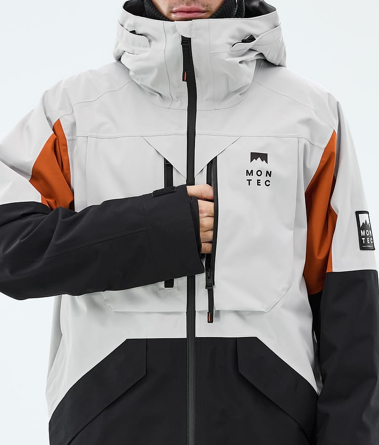 Montec Arch Skidjacka Herr Light Grey/Burned Orange/Black, Image 8 of 9
