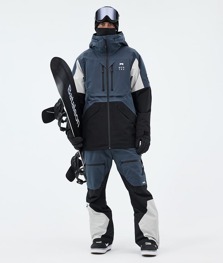 Montec Arch Snowboardjacka Herr Metal Blue/Light Grey/Black, Image 2 of 9