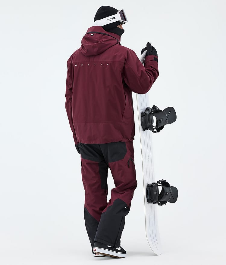Montec Oracle Snowboardjacka Herr Burgundy, Image 3 of 9