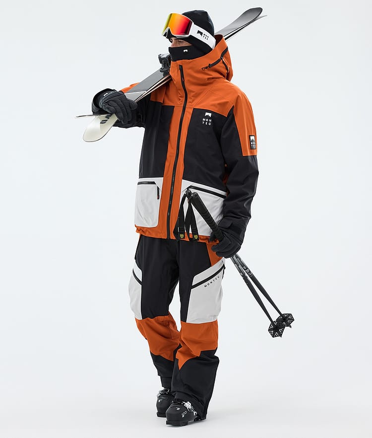 Montec Morpheus Skidjacka Herr Burned Orange/Black/Light Grey, Image 2 of 9