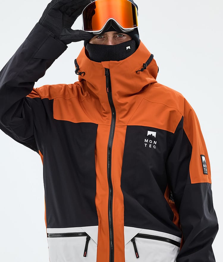 Montec Morpheus Snowboardjacka Herr Burned Orange/Black/Light Grey, Image 4 of 9