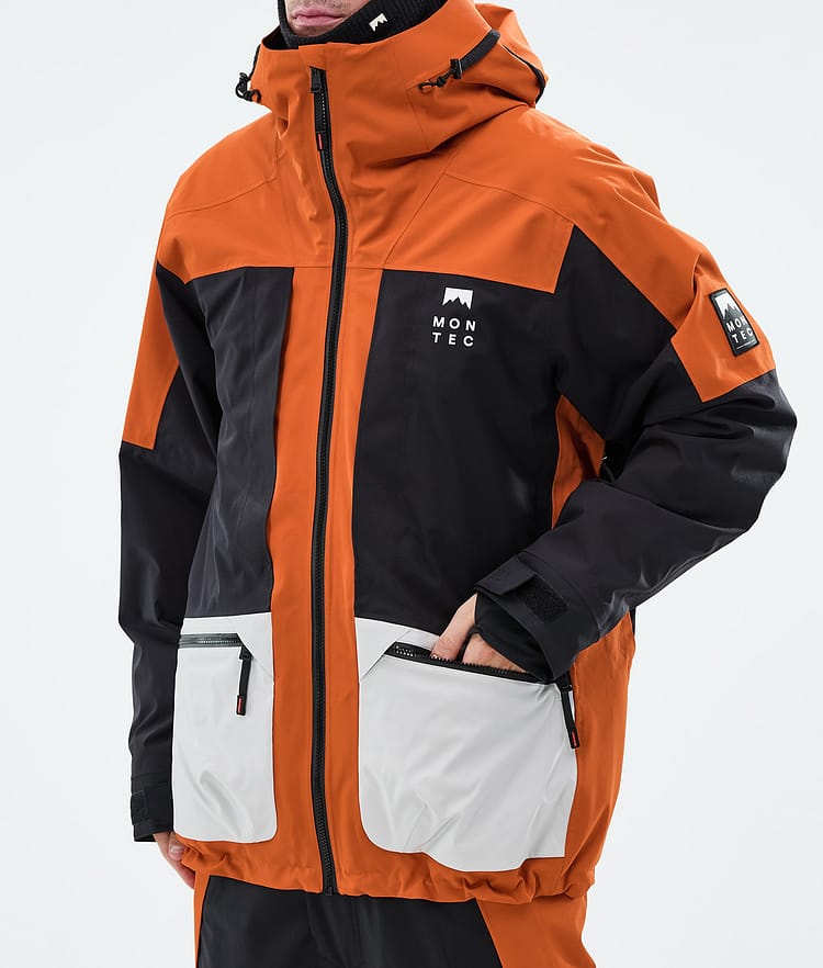 Montec Morpheus Snowboardjacka Herr Burned Orange/Black/Light Grey, Image 7 of 9