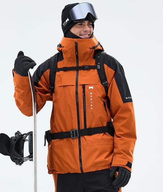 Montec Oracle Snowboardjacka Man Burned Orange/Black