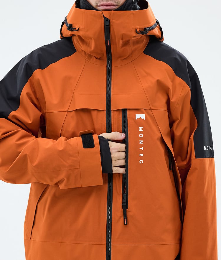 Montec Oracle Skidjacka Herr Burned Orange/Black, Image 8 of 9