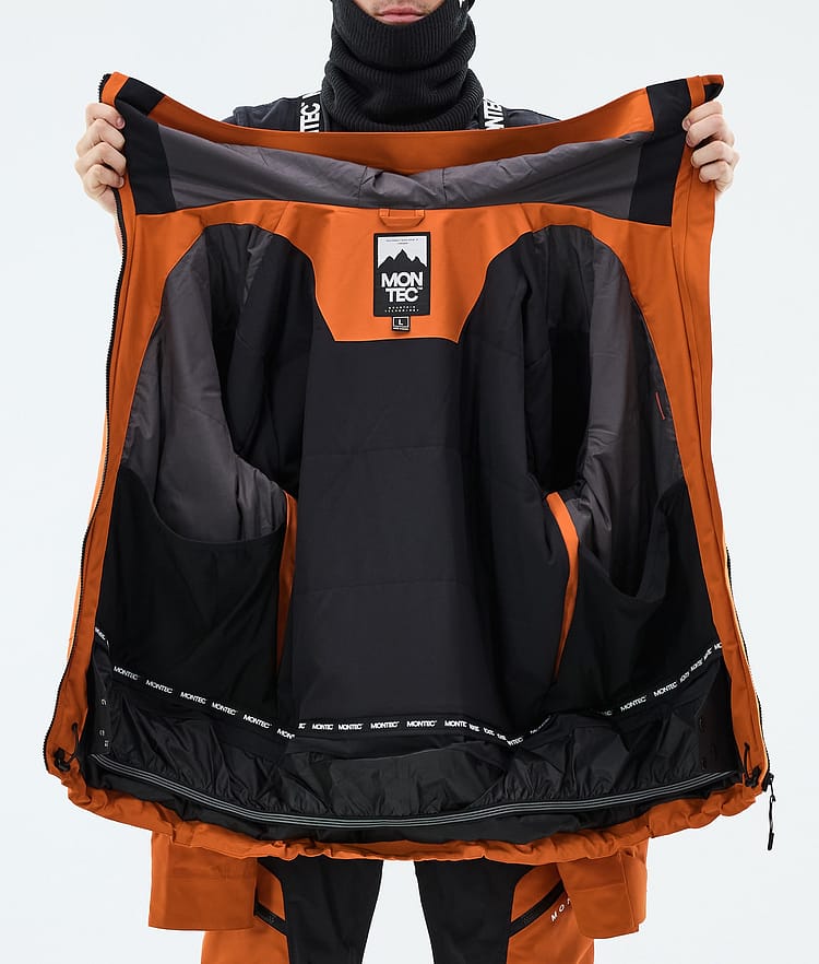 Montec Oracle Skidjacka Herr Burned Orange/Black, Image 9 of 9