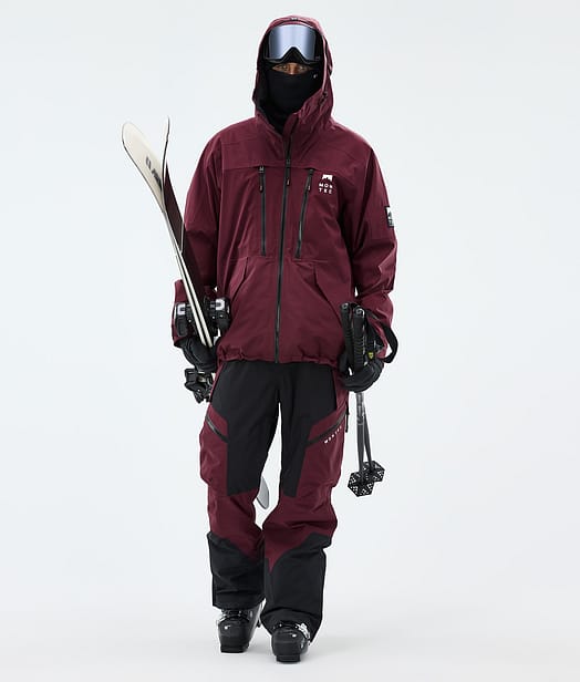 Montec Sentinel Skidoutfit Burgundy/Black
