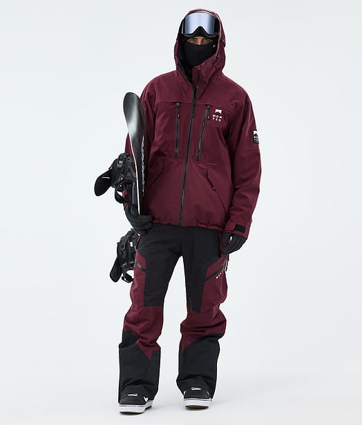Montec Sentinel Snowboardoutfit Burgundy/Black