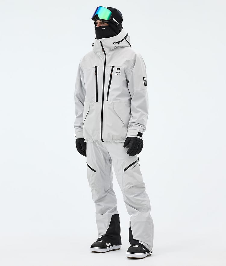 Montec Sentinel Snowboardjacka Herr Light Grey, Image 2 of 9