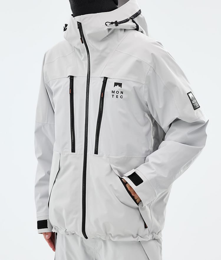 Montec Sentinel Snowboardjacka Herr Light Grey, Image 7 of 9