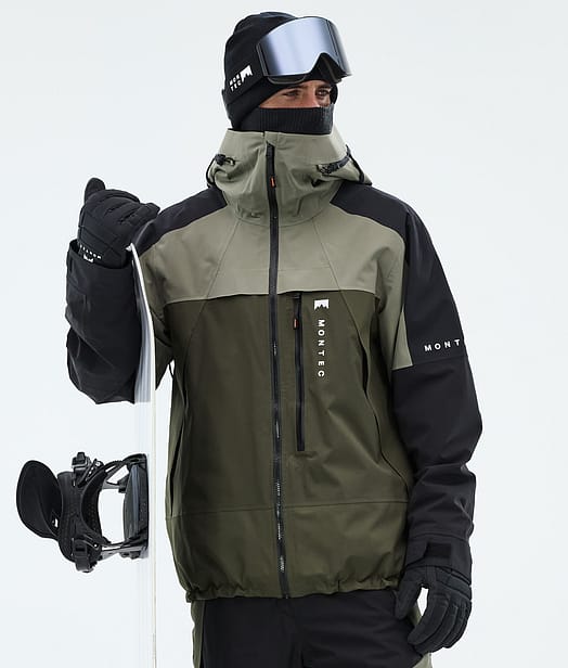 Montec Oracle Snowboardjacka Man Greenish/Black/Olive Green
