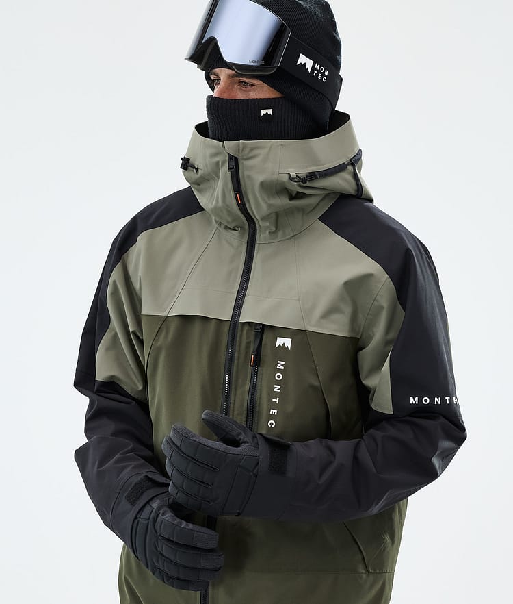 Montec Oracle Snowboardjacka Herr Greenish/Black/Olive Green, Image 4 of 9