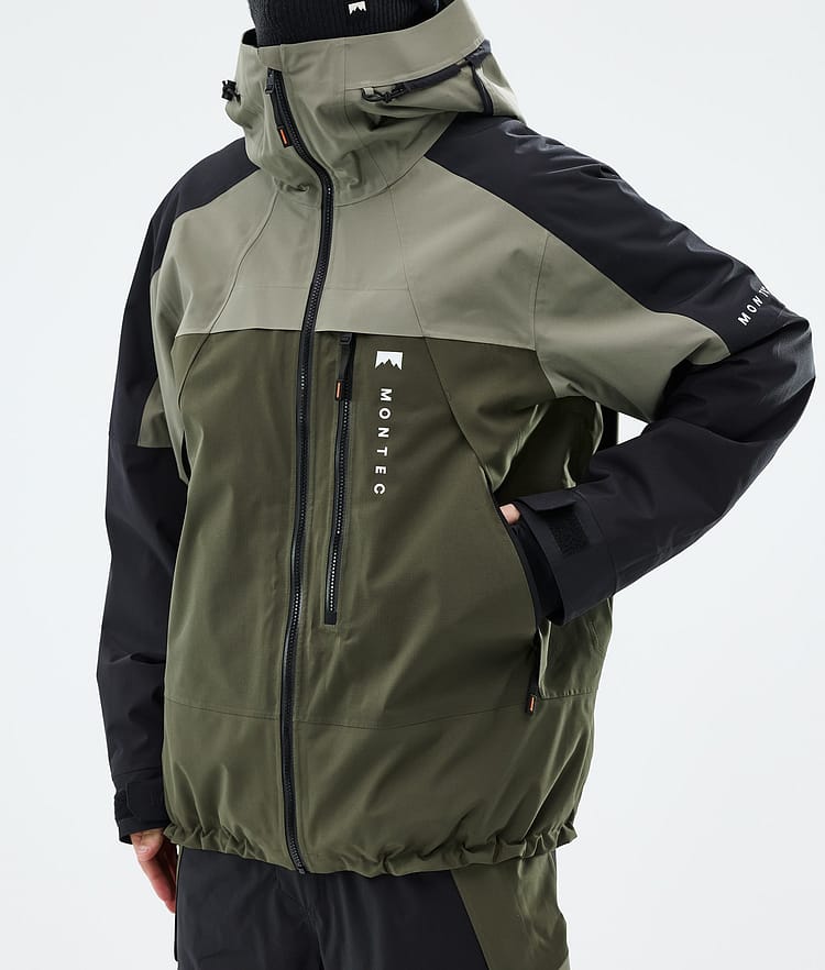Montec Oracle Snowboardjacka Herr Greenish/Black/Olive Green, Image 7 of 9