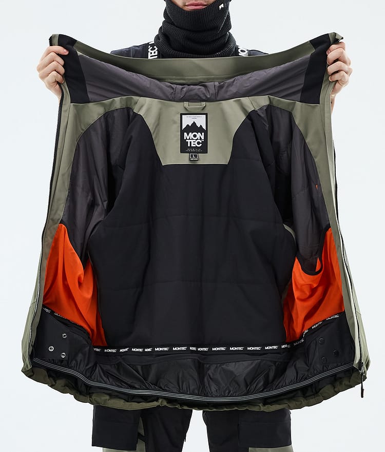 Montec Oracle Snowboardjacka Herr Greenish/Black/Olive Green, Image 9 of 9