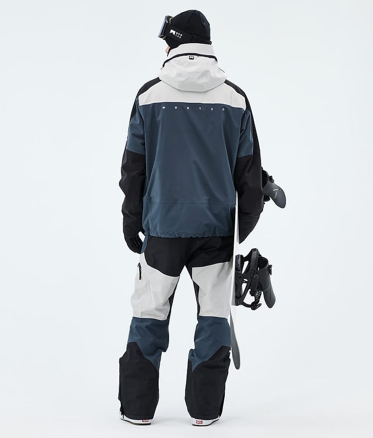 Montec Oracle Snowboardjacka Herr Light Grey/Black/Metal Blue, Image 3 of 9