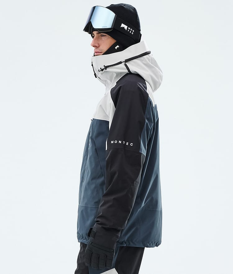Montec Oracle Snowboardjacka Herr Light Grey/Black/Metal Blue, Image 5 of 9