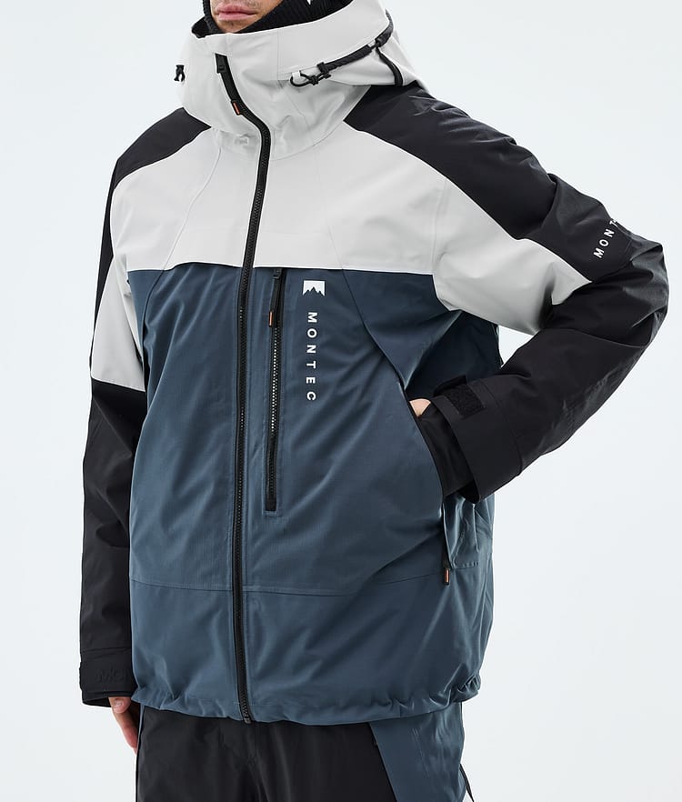 Montec Oracle Skidjacka Herr Light Grey/Black/Metal Blue, Image 7 of 9