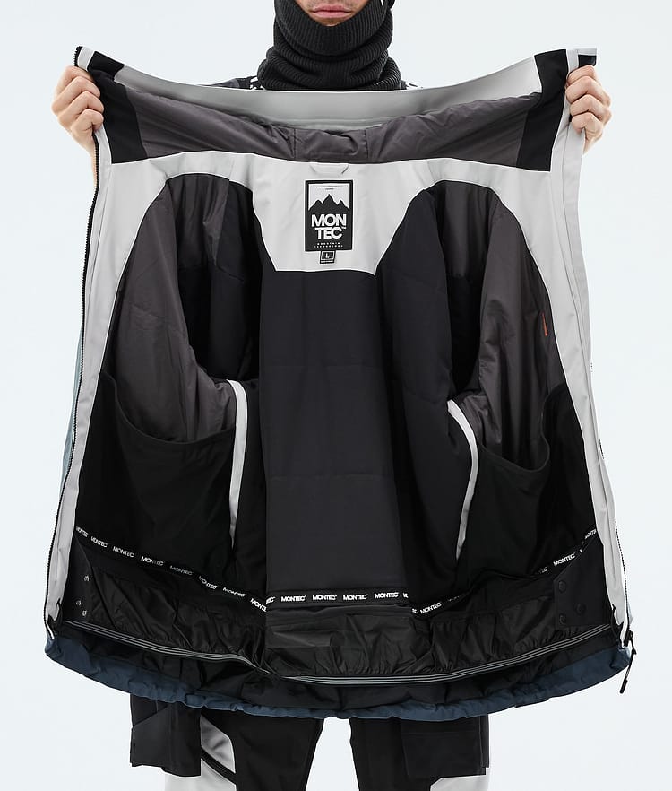 Montec Oracle Skidjacka Herr Light Grey/Black/Metal Blue, Image 9 of 9
